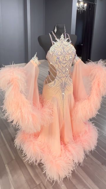 Dance Dress Costumes, Smooth Dresses Ballroom, Ballroom And Latin Dresses, Ballroom Dresses Standard, Ballroom Dress Standard, Standard Dresses Ballroom, Standard Ballroom Dresses, Dancesport Dresses Latin, Dancesport Dresses Standard