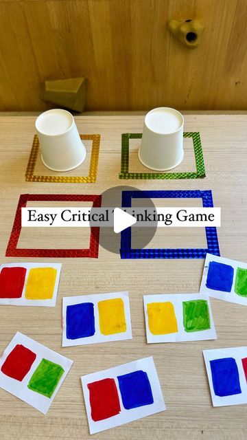 Psychology Games Activities, Cognitive Activity For Toddlers, Attention Games For Kids, Kids Brain Activities, Visual Attention Activities, Activities For Attention, Visual Perception Activities For Kids, Perception Activities For Kids, Impulse Control Activities For Kids