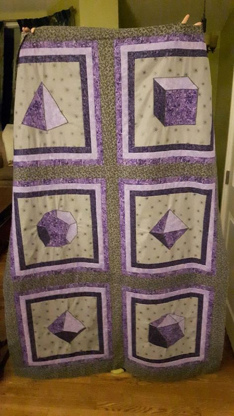 [OC] A Cleric Made Quilt : DnD Dungeons And Dragons Quilt, Dnd Quilt, Dragon Quilt, Geeky Art, Samantha Pics, Tie Quilt, One D, Holiday Quilts, Quilted Wall Hangings