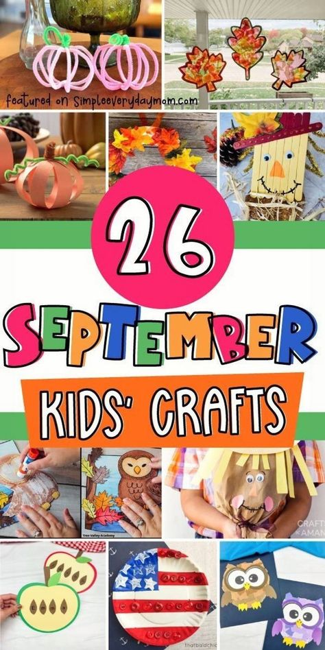 Whether your kids are starting school or simply enjoying the changing seasons, it’s the perfect time to get into some fun kids projects. Explore our handpicked selection of September crafts for kids, designed to inspire creativity and hands-on learning. Whether they’re creating colorful fall leaves or making paper apples, these ideas bring smiles and memorable moments. For even more fun and learning, our fall crafts for preschoolers are a great addition to your kids’ activities. September Kids Crafts, September Crafts For Kids, Fall Crafts For Preschoolers, September Preschool, Apple Crafts, September Activities, September Crafts, Preschool Crafts Fall, Free Printable Templates