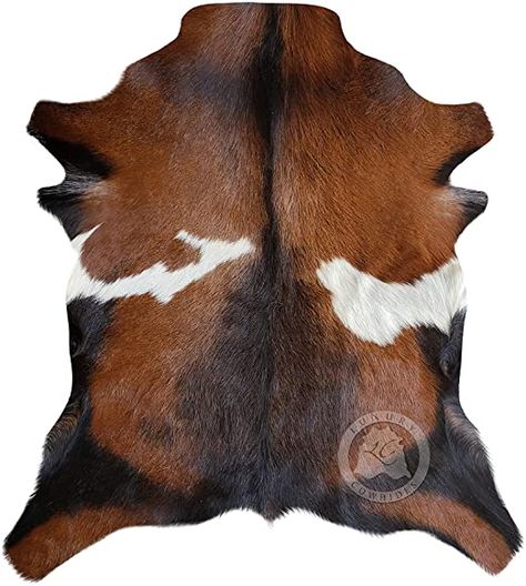 Sunshine Cowhides New Goatskin Rug Goat Skin Goat Hide Goat Skin Rug Exotic 2 - 2.5 ft. Approx. Skin Rugs, Animal Hide, Interior Pictures, Hide Rug, Cow Hide Rug, Easy Gifts, Taxidermy, Tri Color, Game Art