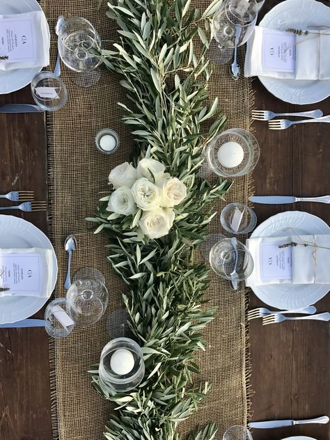 Table Decorations Olive Branches, Olive Leaf Table Garland, Olive Branch Table Setting, Olive Leaf Table Runner, Wedding Table Olive Leaves, Wedding Olive Branch Decoration, Olive Branch Centrepiece, Olive Table Decor, Olive Party Decor