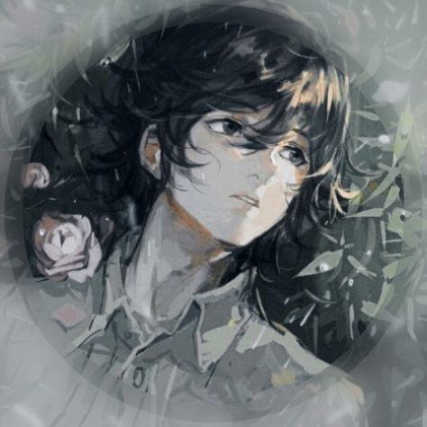 Soft Male Oc, Male Pfps Art, Vr Chat Avatar, Male Pfps, Vr Chat, Male Oc, Avatar, Flowers, Anime