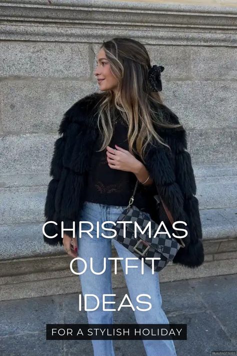 Christmas Outfit Ideas Cute Christmas Outfit Ideas, Holiday Party Outfit Casual, Cute Christmas Outfit, Casual Christmas Party, Casual Christmas Party Outfit, Casual Holiday Party, Cute Christmas Outfits, Christmas Outfit Ideas, Trendy Christmas Outfits