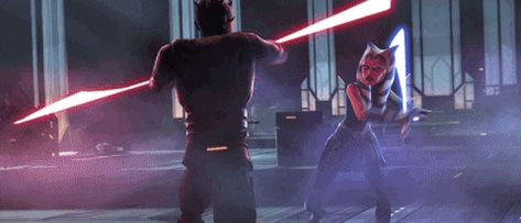 Darth Maul Gif, Lightsaber Gif, Ahsoka Tano Gif, Discord Gifs, Star Wars Lightsaber, Wars Aesthetic, Star Wars Gif, Space Movies, Star Trek Funny