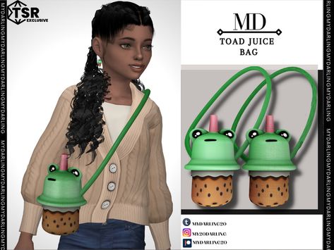 Sims 4 Froggy Cc, Ts4 Backpack Cc, Sims 4 Cc Frog Hat, Sims 4 Cc Backpack Accessory, Sims 4 Cc Maxis Match Backpack, Emoji Bag, Sims Fashion, Sims Lookbook, Ts4 Clothes