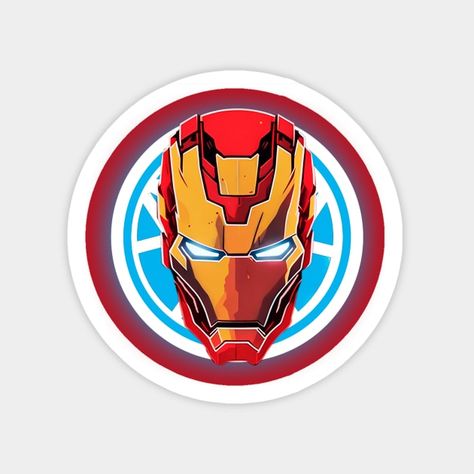 Marvel - Iron Man - Iron Man - Sticker | TeePublic Iron Man Stickers Printable, Dio Stickering Images, Iron Man Stickers, Iron Man Merchandise, Comics Stickers, Marvel Sticker, Marvel Stickers, Iron Man Art, Itachi Uchiha Art