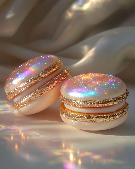 These macarons are out of this world ✨🌌 #Macaron #Glitter #GlitterArt #Galaxy #Dessert #IridescentArt #Iridescent Macaron Aesthetic, Crystal Food, Homemade Butterbeer, Marble Wallpapers, Cake Pop Decorating, Random Products, Crazy Diamond, Aesthetic Homescreen, Iphone Wallpaper Landscape