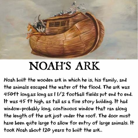 Ark Noah's Noah's Ark Art, Noah's Ark Bible, Noah S Ark, Bible Teachings, Noah's Ark, Noahs Ark, Activity Days, Bible Studies, Large Animals