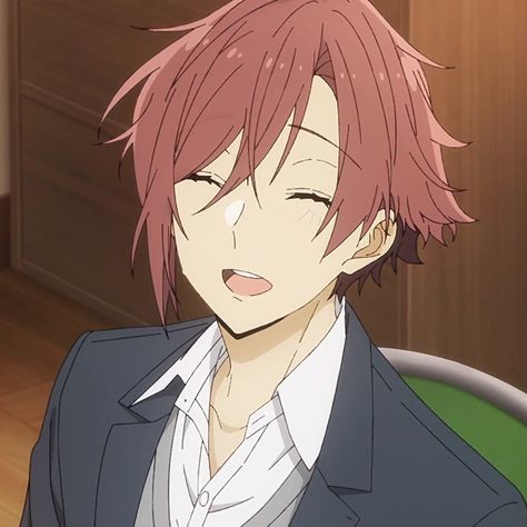 Horimiya: piece | icon / pfp Yanagi Akane, Akane Yanagi, Horimiya Piece, Blushing Anime, Brown Hair Boy, Red Hair Men, Yato Noragami, He Makes Me Smile, Boy Poses