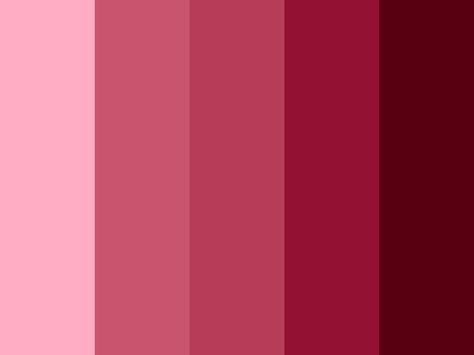 "Red Pink Lipstick" by ghake Red Swatches Colour Palettes, Red And Pink Pallete, Dark Rose Color Palette, Pink And Red Colour Palette, Color Pallets Pink, Pink Pallets, Lipstick Color Palette, Silence Glaive, Brow Room