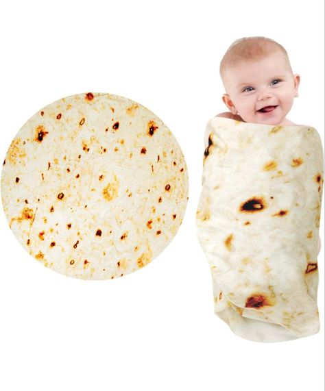 Only $16.99! when you are wrapped inside, the soft and warm baby tortilla blanket will make your friends jealous and make you look delicious - they also want to be human tortilla. #baby #nusery #blanket #ad #nurseryideas Taco Blanket, Tortilla Blanket, Graduation Gifts For Boys, Funny Baby Boy, Yellow Blankets, Baby Throw, Camping Blanket, Kids Blankets, Birthday Gifts For Boys