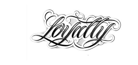 Loyalty Tattoo Stencil, Respect Tattoo Design, Respect Tattoo, Typographic Tattoo, Support Tattoo, Blitz Tattoo, Loyalty Tattoo, Cool Back Tattoos, Tattoo Sheet