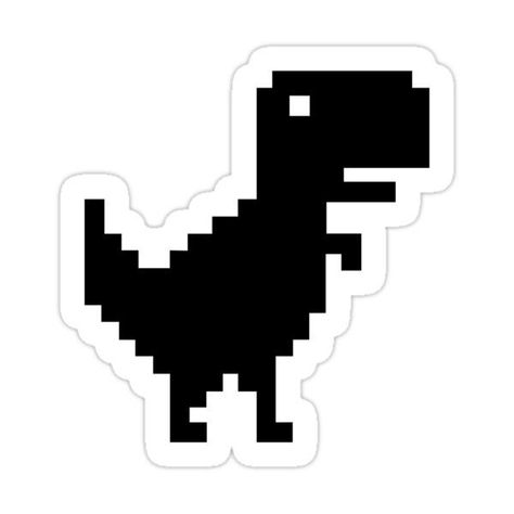 Decorate laptops, Hydro Flasks, cars and more with removable kiss-cut, vinyl decal stickers. Glossy, matte, and transparent options in various sizes. Super durable and water-resistant. Pixel dinosaur sticker😍8bit Dino Sticker Sticker by rp-pro Dinosaurs Stickers, Sticker Dino, Dino Stickers, Printable Sticker Sheets, Positivity Stickers, Dinosaur Stickers, Glamour Nails, Reward Stickers, Christian Stickers