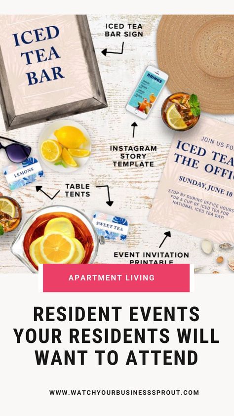 Tenant Event Ideas, July Resident Events, March Resident Events, Apartment Resident Events, Resident Retention Ideas Apartments, Resident Events Ideas Apartments, Property Management Marketing, Resident Retention, Sprouts Market