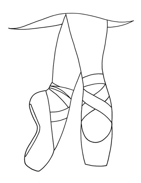 Dance Coloring Pages Free Printable, Ballerina Shoes Drawing, Ballet Coloring Pages, Ballet Words, Ballet Crafts, Dance Coloring Pages, Creation Coloring Pages, Ballerina Coloring Pages, Dancer Drawing