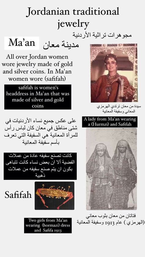 Jordanian Jewelry, Jordanian Culture, Jordan Women, Arab Culture, Mesopotamia, Traditional Dress, English Lessons, Traditional Dresses, Jordan