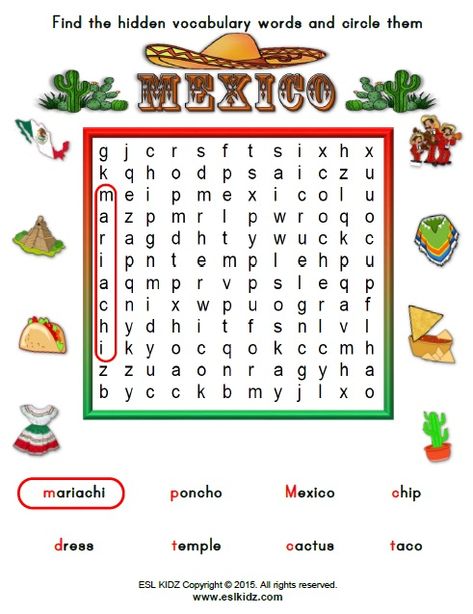 https://www.teacherspayteachers.com/Product/Mexico-Themed-Activity-Packet-Worksheet-Set-Flashcards-2884877 Sept 15 Mexico, Mexico Worksheets For Kids, Mexican Independence Day Crafts, Culture Worksheet, Mexico Activities, Mexico City Map, Independence Day Activities, Mexican Independence Day, Mexican Independence