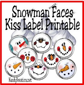 Dress up sweet Heshey Kiss bottoms with these cute Snowman Faces. This kiss label free printable will help you add a little extra fun to a Snow day, a Sledding party, or just a cold January afternoon. Snowman Faces Patterns Free Printable, Printable Snowman Faces, Free Printable Snowman, Sledding Party, Mason Jar Christmas Decorations, Christmas Decor Diy Cheap, Printable Snowman, Face Template, Christmas Craft Fair