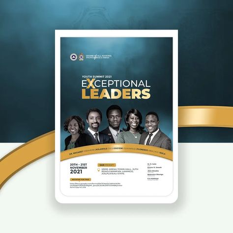 Church flyer #church #flyer #leadership #design Leadership Seminar Flyer, Leadership Creative Ads, Leadership Flyer Design, Church Conference Flyer Design, Seminar Flyer Design, Church Design Flyer, Leadership Poster, Leadership Design, Brochure Design Samples