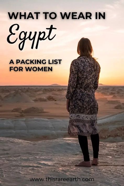 What To Wear in Egypt: A Packing List for Women - This Rare Earth What To Wear In Egypt, Packing List For Women, Trip To Egypt, Egypt Resorts, Egypt Culture, Egypt Fashion, Visit Egypt, Pyramids Of Giza, Egypt Travel