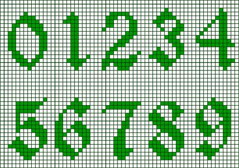 cs1-oldenglishnumbers-chart1500.gif Cross Stitch Alphabets, Perler Pattern, Crochet Alphabet, Cross Stitch Numbers, Crochet Letters, Cross Stitch Alphabet Patterns, Embroidery Stitches Beginner, Cross Stitch Fonts, Cross Stitch Letters