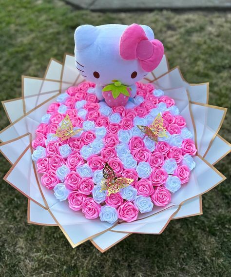 Hello Kitty Ramo Eterno, Hello Kitty Bouquet Ribbon, Hello Kitty Ribbon Bouquet, Hello Kitty Eternal Flower Bouquet, Hello Kitty Roses, Hello Kitty Bouquet Of Flowers, Eternal Ramo, Enternal Flowers Bouquet, Eternal Flower Bouquet Ribbon