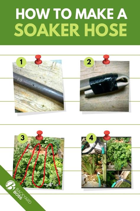 Yard Irrigation Diy, Diy Soaker Hose How To Make, Diy Hose Guide, Soaker Hose For Raised Beds, Diy Irrigation System Simple, Diy Soaker Hose, Soaker Hose Irrigation, Prune Hydrangeas, Irrigation System Diy