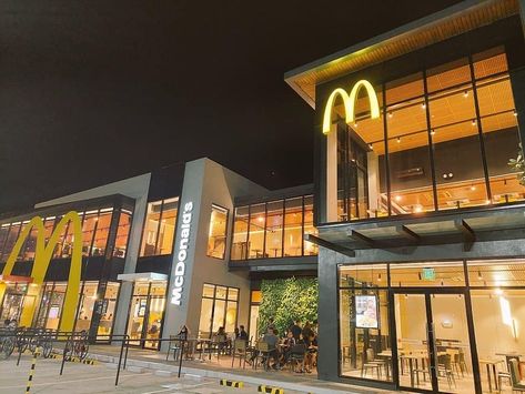 Biggest Mc Donald's in Asia , Mc Donald's Aesthetic , Aesthetic Building San Fernando Pampanga, Mc Donald's, Dream Place, Random Stuff, Art Drawings, House Styles, Film, Drawings, Quick Saves