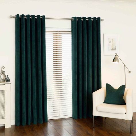 Green Curtains Bedroom Ideas, Curtains Bedroom Ideas, Green Curtains Living Room, Emerald Green Curtains, Emerald Curtains, Green Curtains Bedroom, Bedroom Ideas Cozy, House Moodboard, Curtains Uk