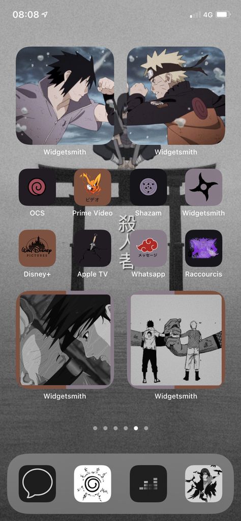 Widgetsmith Anime Ideas, Widgetsmith Ideas Anime, Naruto Widgetsmith, Best Theme For Android, Layout Phone, Phone Apps Iphone, Home Screen Layout, Sasuke Naruto, Iphone Home Screen