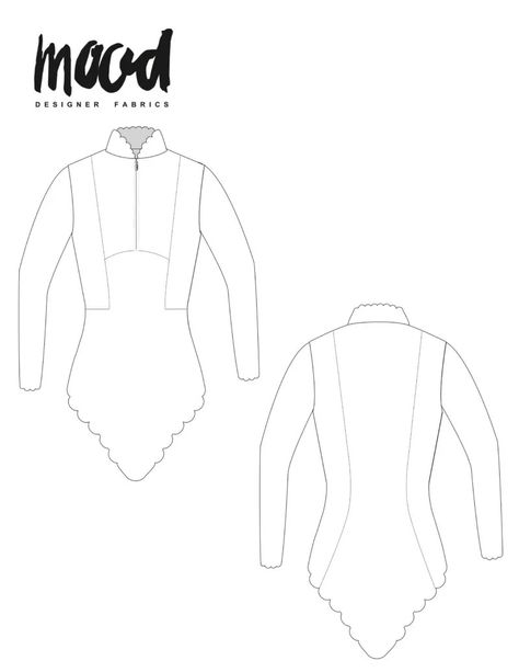 Mood free sewing pattern wetsuit rash guard swimsuit Sewing Bottoms, Circus Jacket, Mood Patterns, Swimsuit Pattern Sewing, Sewing Swimwear, Mood Sewciety, Body Pattern, Mood Designer Fabrics, Rabbit Wallpaper