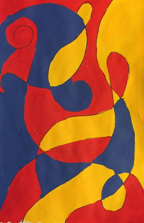 ‘Symphony In Primary Colours: 1st Movement’ (11.2017) Drawing With Primary Colours, Primary Colour Drawing, Primary Colours Art Ideas Pictures, Primary Colours Art Ideas, Primary Colors Drawing, Primary Colour Composition, Primary And Secondary Colours Art Ideas, Primary Colors Painting Art Projects, Color Theory Art