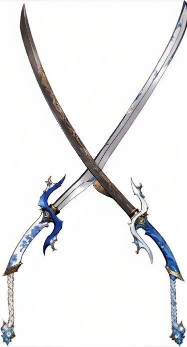 Twin Blades, Dual Swords, Fantasy Dagger, Tactical Swords, Dnd Items, Magic Items, Cool Swords, Knife Art, Anime Warrior