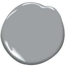 Delray Gray 1614 | Benjamin Moore Benjamin Moore Gray, Benjamin Moore Colors, Foggy Morning, Benjamin Moore, Painting Ideas, Paint Colors, The Sea, Color Schemes, Bath