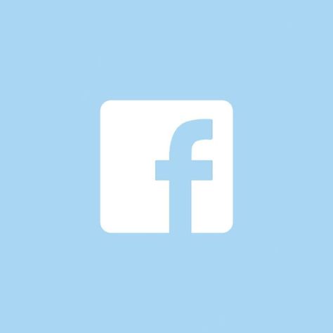 Light Blue Facebook Icon, Blue Facebook Icon, Blue Widgetsmith, Facebook Icon, Icon Iphone, Iphone Logo, Shortcut Icon, App Store Icon, Zestaw Ikon