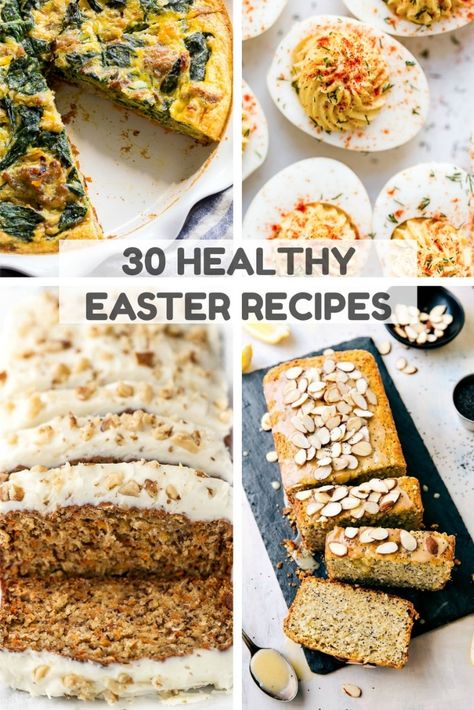 Healthy Easter Brunch, Healthy Easter Dessert, Healthy Easter Treats, Spring Flavors, Healthy Easter Recipes, Easter Food Appetizers, Easter Appetizers, Healthy Easter, Healthy Carrot Cakes