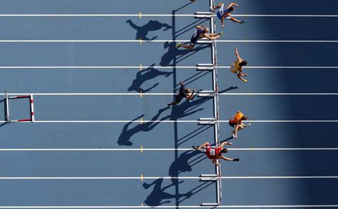 Athletics Hurdles, Track Action Shots, Track Running Photography, Hurdles Track, 100m Hurdles, Holographic Projection, Athletics Track, Track Pictures, Sports Track