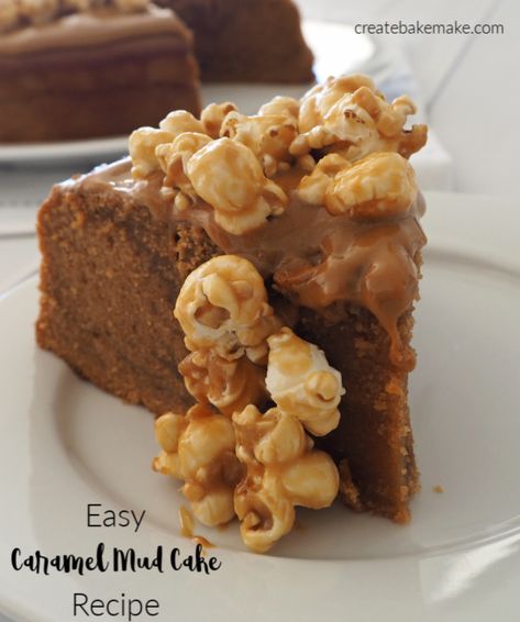 Easy Caramel Mud Cake Recipe - a delicious dessert! Both regular and Thermomix instructions included. Mud Cake Recipe, Caramel Mud Cake, Mud Cake Recipes, Caramel Cake Recipe, Thermomix Baking, Aussie Food, Easy Caramel, Thermomix Desserts, Mud Cake