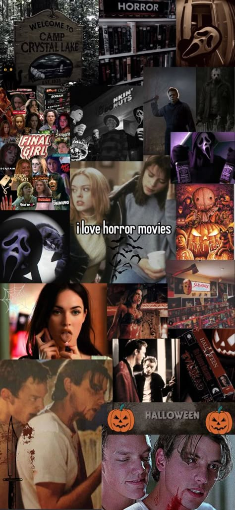 Horror Movie Villains Wallpaper, Horror Movie Aesthetic Wallpaper Laptop, Scary Wallpaper Aesthetic, Horror Movies Wallpaper, Scary Core, Halloween Movies List, Themed Wallpapers, Spooky Memes, Halloween Wallpaper Iphone Backgrounds