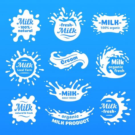 Milk Packaging, Milk Splash, Cow Milk, Organic Milk, Health Food Store, Goat Farming, Health Logo, Milk Cow, Fresh Milk