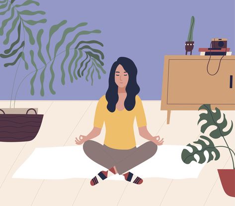 Mindfulness App, Mindful Breathing, Sitting Cross Legged, Minding My Own Business, Cross Legged, Feeling Nauseous, Daily Meditation, Breathing Exercises, New Environment