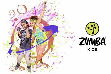 Zumba Logo, Zumba Kids, Banner Website, Kids Fitness, Speaking Activities, Year Book, Dance Poster, Summer School, Kids Logo