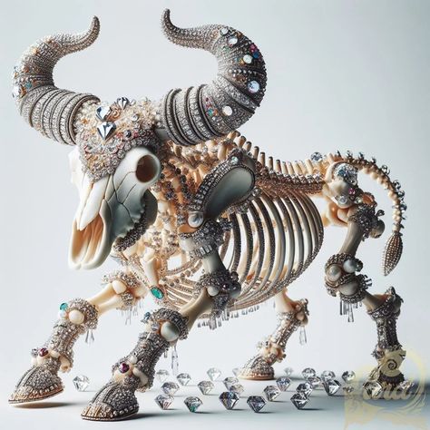 https://card9.com/ai/diamond-bull-bone-skeleton Carousel Animals, Carousel, Chandeliers, Skeleton, Bones, Animals, On Instagram, Instagram