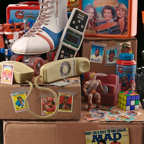 UNBOXING MEMORIES: All Things 80's on Behance 80s Birthday Aesthetic, 80s Kid Aesthetic, Annee 80 Aesthetic, Early 80s Aesthetic, 80’s Style, 80s Objects, Eighties Aesthetic, Memory Aesthetic, Vintage 80s Aesthetic