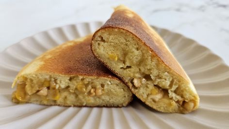 Malaysian Pancakes: Apam Balik Recipe / Murtabak Manis Recipe Apam Balik Recipe, Murtabak Recipe, Apam Balik, Custard Cake Recipes, Peanut Recipes, Puff Recipe, Custard Cake, Bicarbonate Of Soda, Creamed Corn