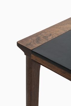 . Leather Table, Danish Furniture Design, Danish Furniture, Applied Arts, Elements Of Design, Furniture Details, Reception Desk, Craft Table, Leather Furniture