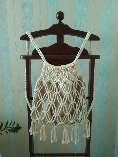 Macrame Bag Diy Tutorials, Basic Knots, Home Decor Macrame, Diy Macrame Wall Hanging, Makramee Diy, Macrame Purse, Knots Diy, Diy Macrame Plant Hanger, Macrame Dress