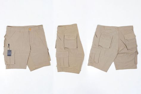 Cargo shorts are practical and versatile shorts made from durable and lightweight materials. They have multiple pockets for carrying small items, providing convenience and functionality. Cargo shorts are perfect for casual outings, hiking, or working in rugged environments. They offer comfort and breathability during outdoor activities. With their relaxed fit and utilitarian design, cargo shorts are a must-have for anyone seeking style and functionality. Types Of Shorts, Mtb Shorts, Sporty Chic, Short Coat, Mood Board Fashion, Chic Accessories, Work Pants, Biker Shorts, Casual Elegance