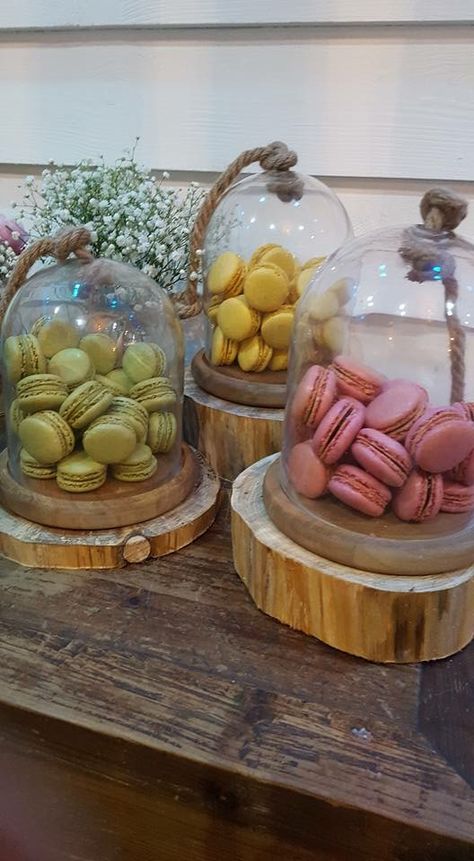 Cake table. Rustic tree slice, wooden wedding. Yummy macaroons/macaroons. Pastel colour theme. Macaroons Serving Ideas, Serving Ideas, Tree Slice, Pastel Color Schemes, Art Deco Dress, Quirky Wedding, Tree Slices, Colour Theme, Wooden Wedding